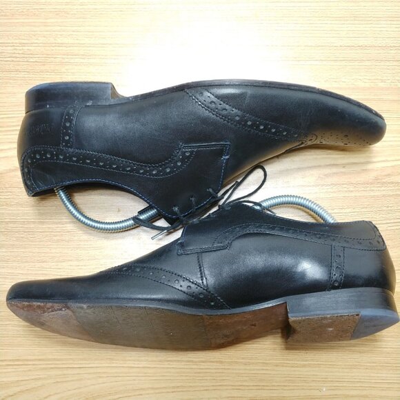 Ted Baker London Leather Dress Shoes 9 Black - Picture 5 of 8